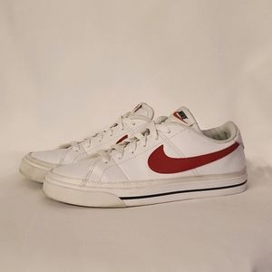 Nike Court Legacy white/red size 7